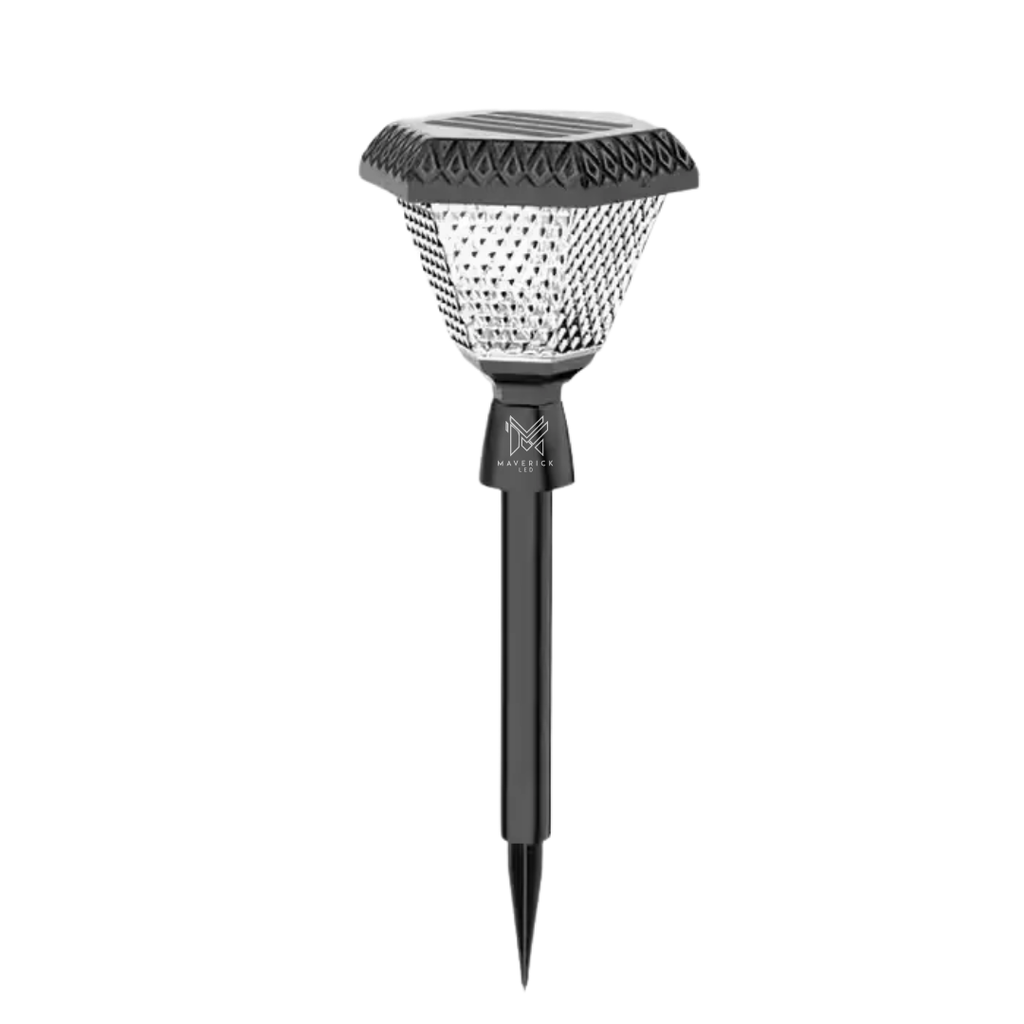 Solar Gate Light Spike Mount | 1000LM, IP65, PIR & Remote