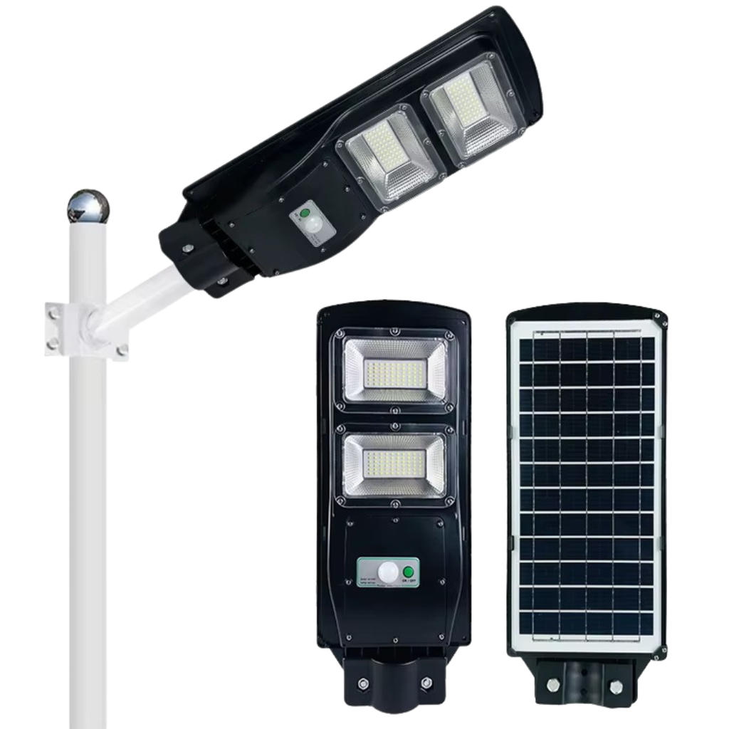 A Series 80W Solar Street Light Motion Sensor IP65 Waterproof LED