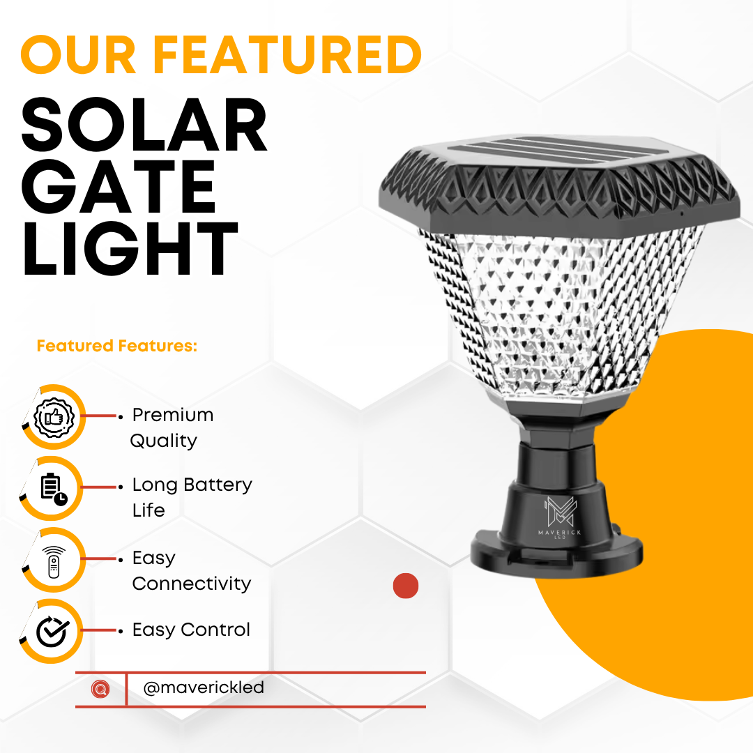 Solar Garden Light 1000LM | PIR Sensor, Remote & IP65 Rated