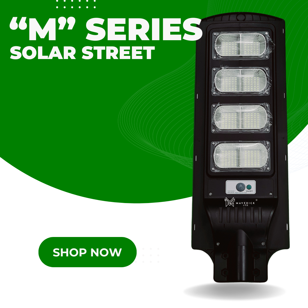 160W Solar Street Light with Motion Sensor – Dusk to Dawn Outdoor LED