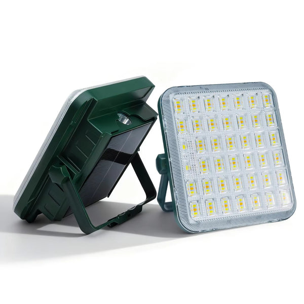 100W Solar Portable Floodlights with Removable Power Bank