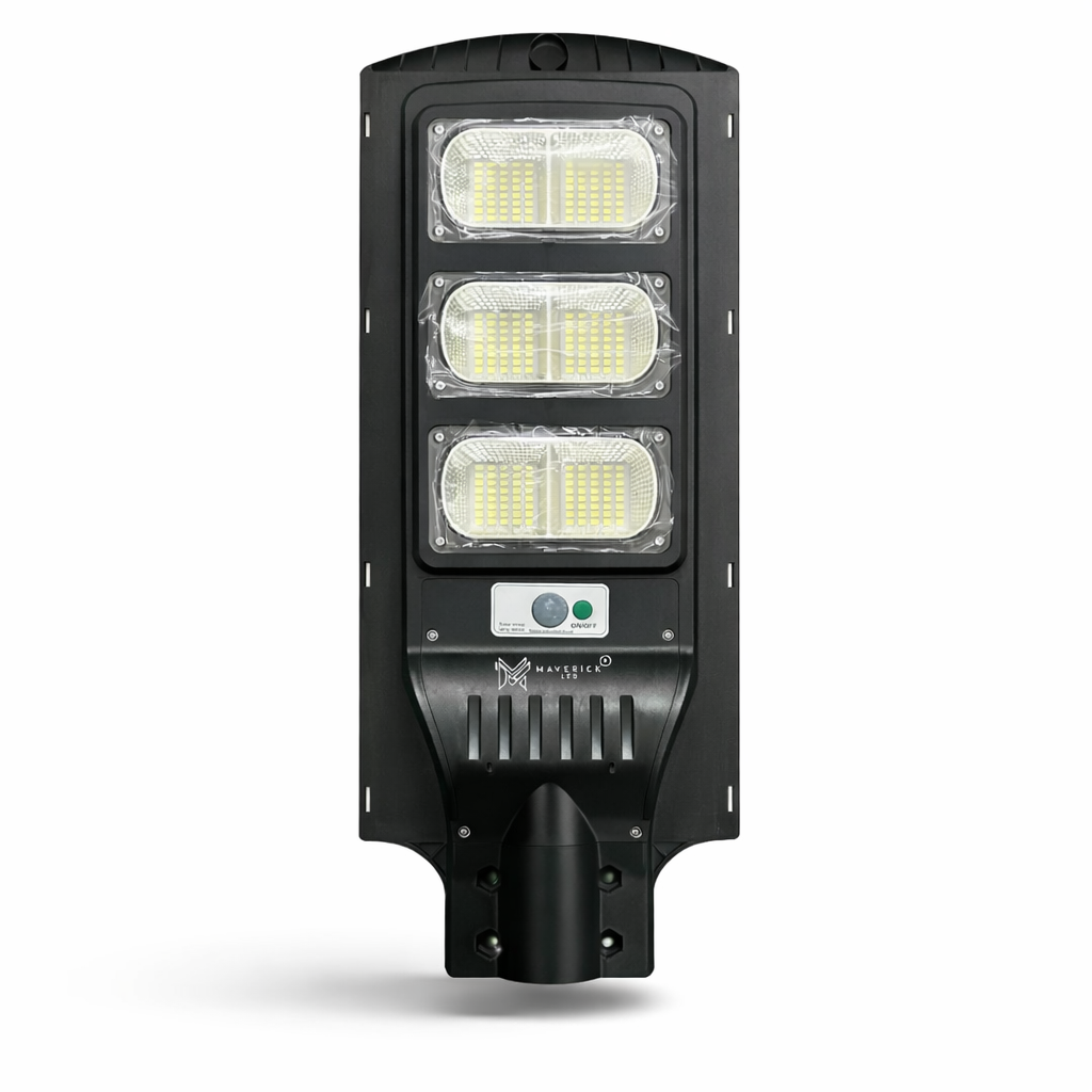 120W Solar Street Light | Motion Sensor | Dusk to Dawn | Waterproof & Wireless.