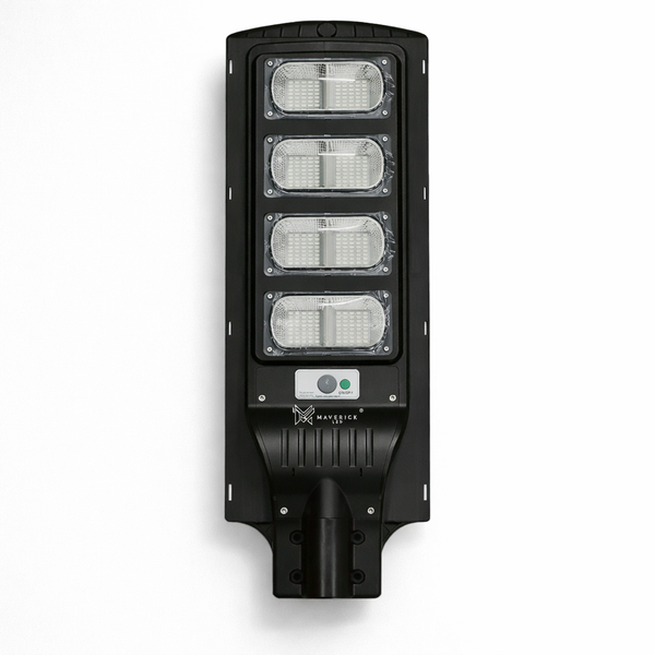 160W Solar Street Light with Motion Sensor Dusk to Dawn Outdoor LED