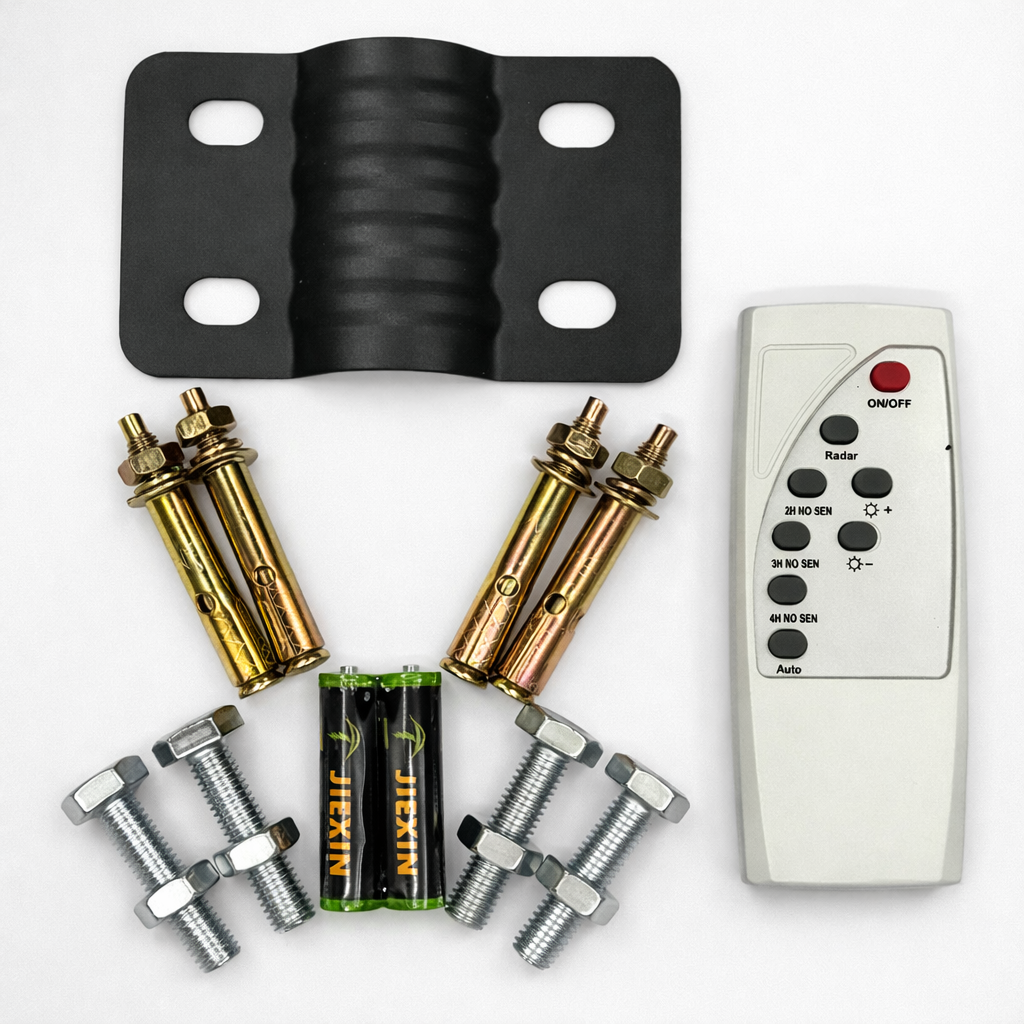 160W Solar Street Light with Motion Sensor Dusk to Dawn Outdoor LED